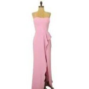 NWT DRESS THE POPULATION Kai Strapless Evening Gown in Lavender Size Small